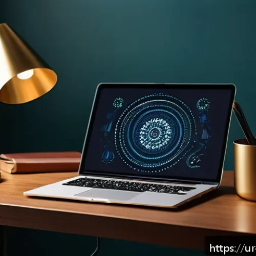 Home 17 제스처 기반 인터페이스의 장기적 유지 관리 가이드 - A detailed modern workspace scene featuring a high-tech gesture-based interface setup designed for U...